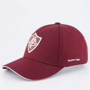 Boné Fluminense Americano Snapback Aba Curva Bordô e Branco Oficial