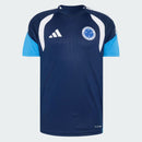 Camisa Esportiva Masculina Adidas Cruzeiro Treino Comissão 2026 Azul Marinho