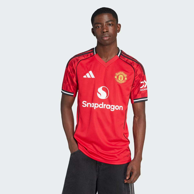 Camisa Adidas Manchester United Home 2026 Masculina Vermelha Torcedor AEROREADY Oficial