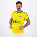 Camisa Brasil Dry Basic Amarela