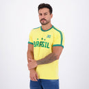 Camisa Brasil Retrô Amarela