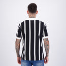 Camisa Retrô Corinthians Contraste Centenário Preta Algodão Masculina