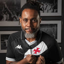 Camisa Kappa Vasco I 2025 Masculina Torcedor Oficial Original Preta Faixa Diagonal