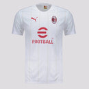 Camisa Puma Milan Pré-Jogo 2025 Branca Modric 14 Treino Masculina