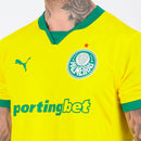 Camisa Puma Palmeiras III 2025 Amarela Torcedor Celebra Glórias Verdão Futebol