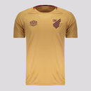 Camisa Umbro Athletico Paranaense Treino 2025 Dourada Masculina Oficial