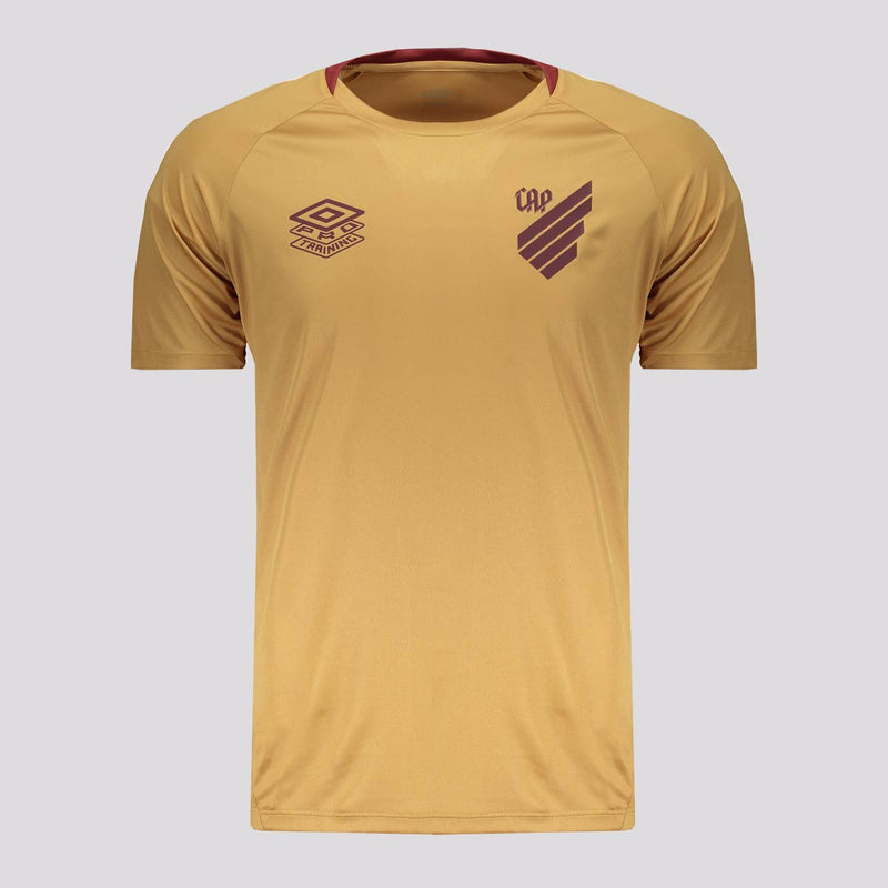 Camisa Umbro Athletico Paranaense Treino 2025 Dourada Masculina Oficial