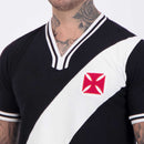Camisa Retrô Vasco 1974 Número 10 Preta Masculina Oficial