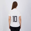 Camisa Ceará Reserva 2025 Feminina Vozão Branca Número 10 Oficial