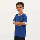 Kit de 2 Camisas Brasil Azul e Verde Infantil