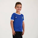 Kit de 2 Camisas Placar Brasil Amarela e Azul Infantil